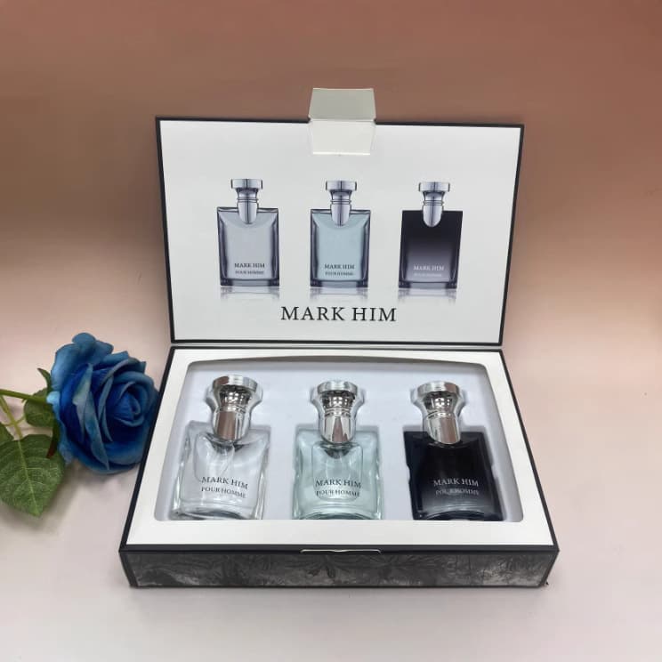 Cross-border popular women's perfume gift box long-lasting true me encounter wild blue men's Vietnamese perfume set wholesale 8