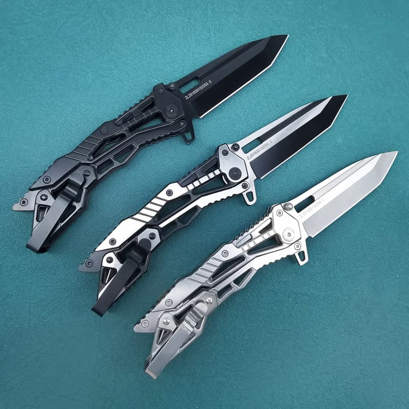 Multifunctional mechanical pocket knife, outdoor survival knife, outdoor camping tool, all stainless steel folding knife, folding knife on behalf of others 3