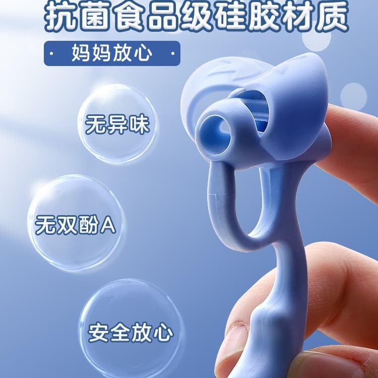 Five-finger pencil grip corrector for kindergarten entry-level beginners, primary school students, children's pencil cap corrector for writing 5