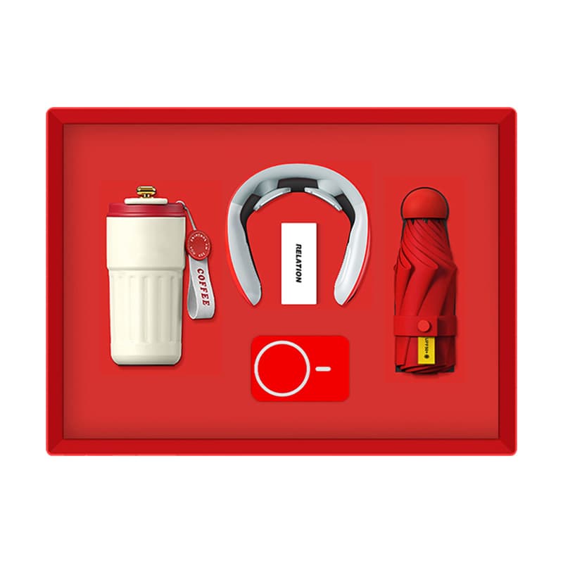 Business gift set, coffee cup, souvenir gift for customers, creative and practical gift, event gift, customized logo 6