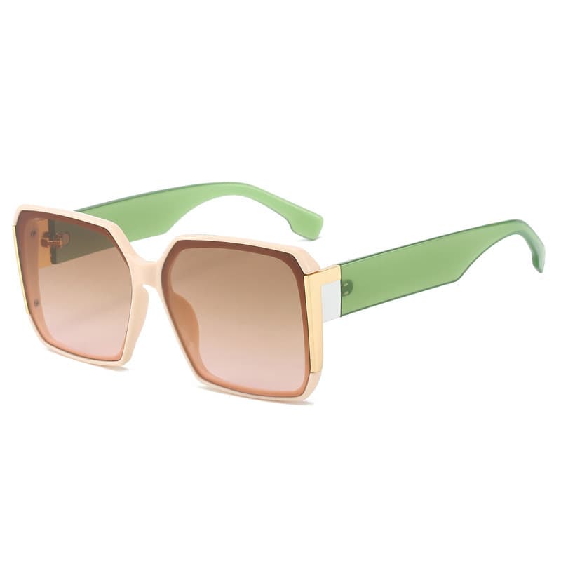 2024 New Women's Square Sunglasses European and American Fashion Women's Sunglasses Cross-Border Decorative Color Sunglasses Trend 4