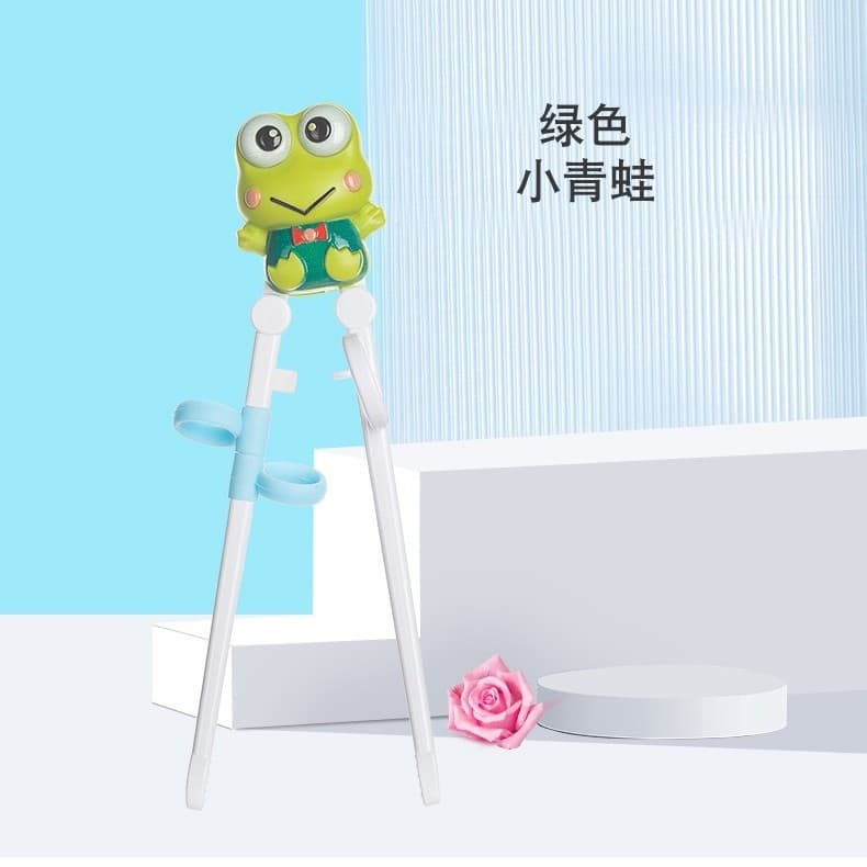 Children learning chopsticks baby eating training chopsticks baby feeding auxiliary correction cartoon learning chopsticks manufacturer wholesale 8