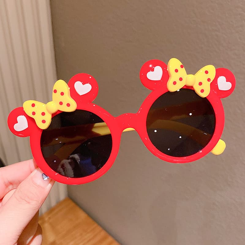 Children's glasses 2025 new style little girl fashion Minnie sunglasses sunglasses girls anti-UV sunglasses 9