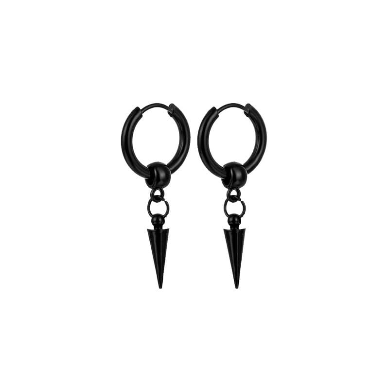 European and American retro style Dongguan fashion earrings pendant stainless steel earrings set unisex wholesale internet celebrity 6