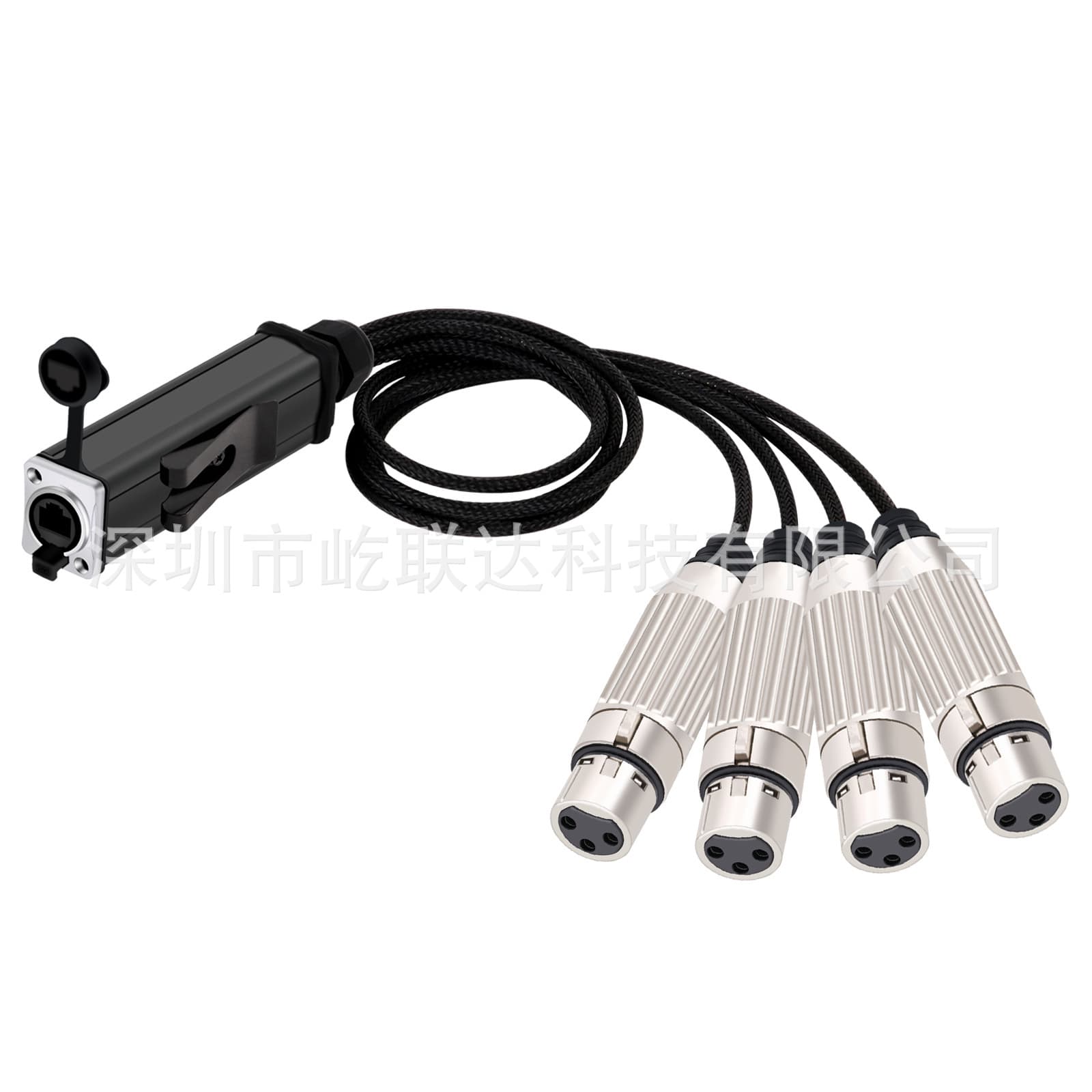 Waterproof RJ45 shielded network signal cable Ethernet power cable microphone microphone cable audio cable 3