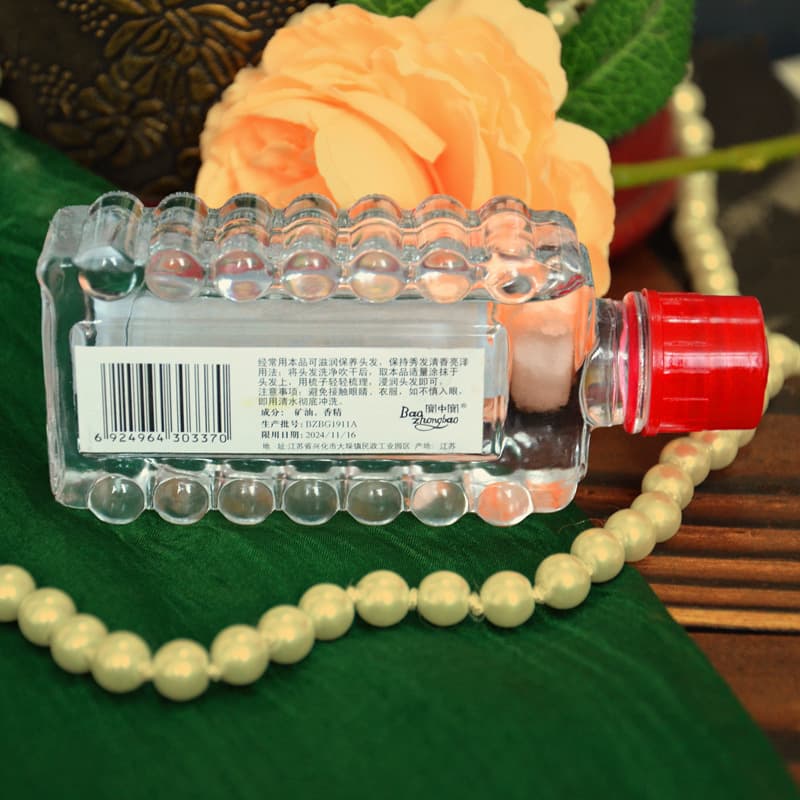 Baozhongbao Osmanthus fragrant hair oil 38ml aromatic and supple old-brand domestic hair care sesame oil head care for male and female students 4