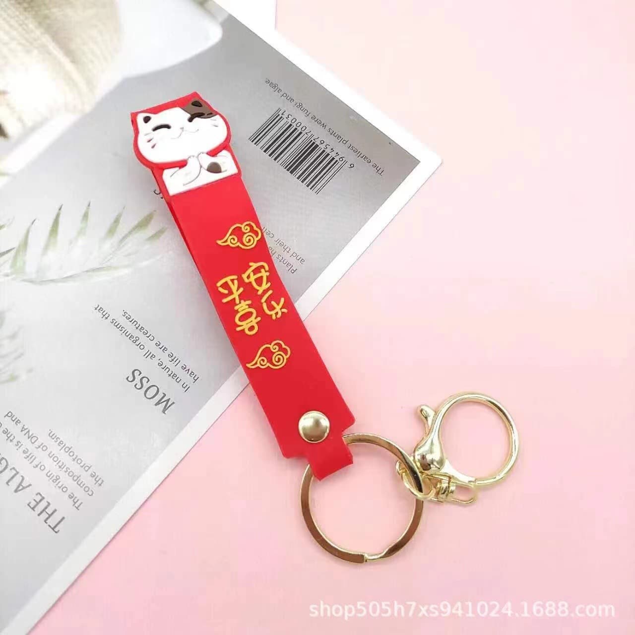 Internet celebrity Berry has troubles Lina Belle leather rope keychain cute trendy doll fashion gadgets wholesale 4