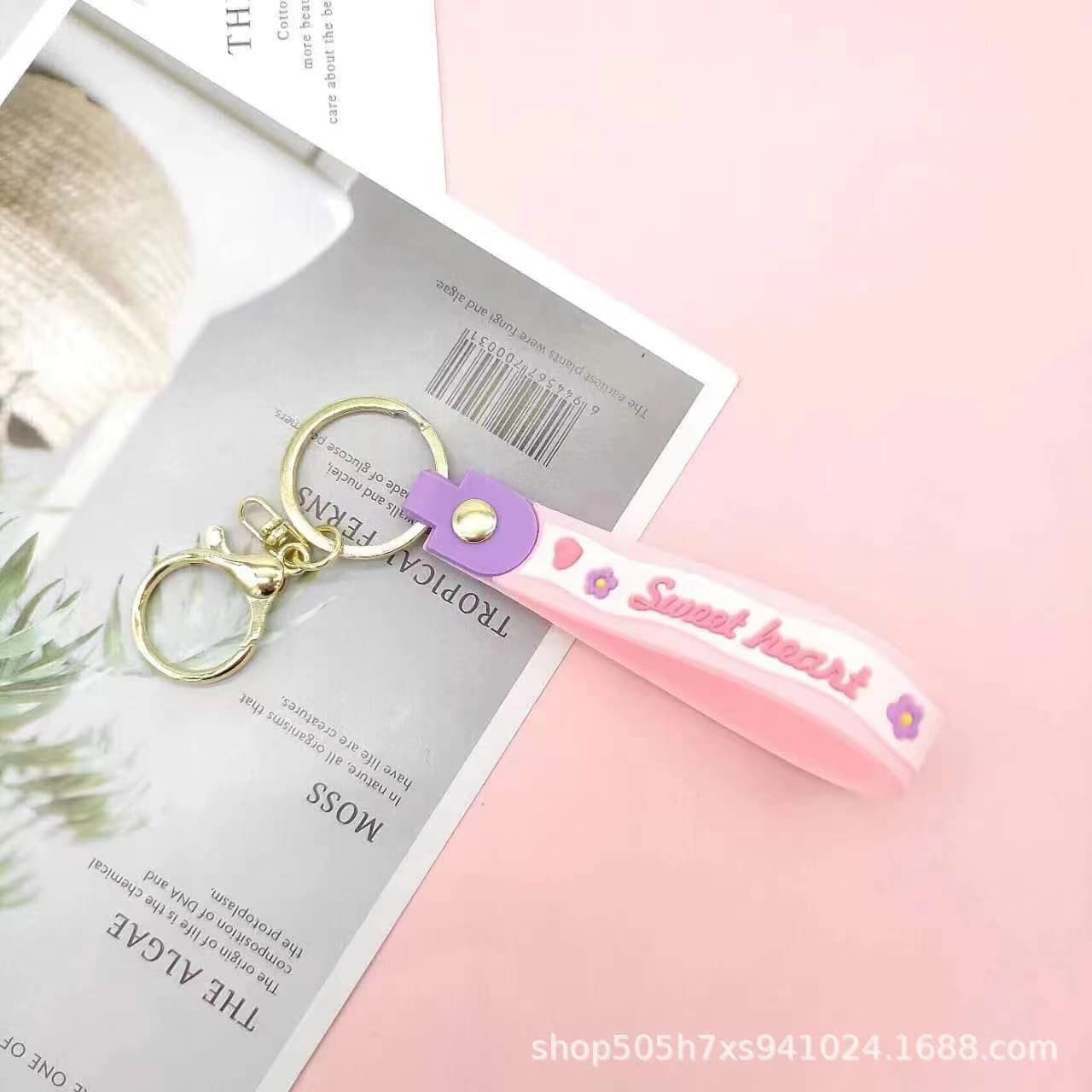 Internet celebrity Berry has troubles Lina Belle leather rope keychain cute trendy doll fashion gadgets wholesale 7