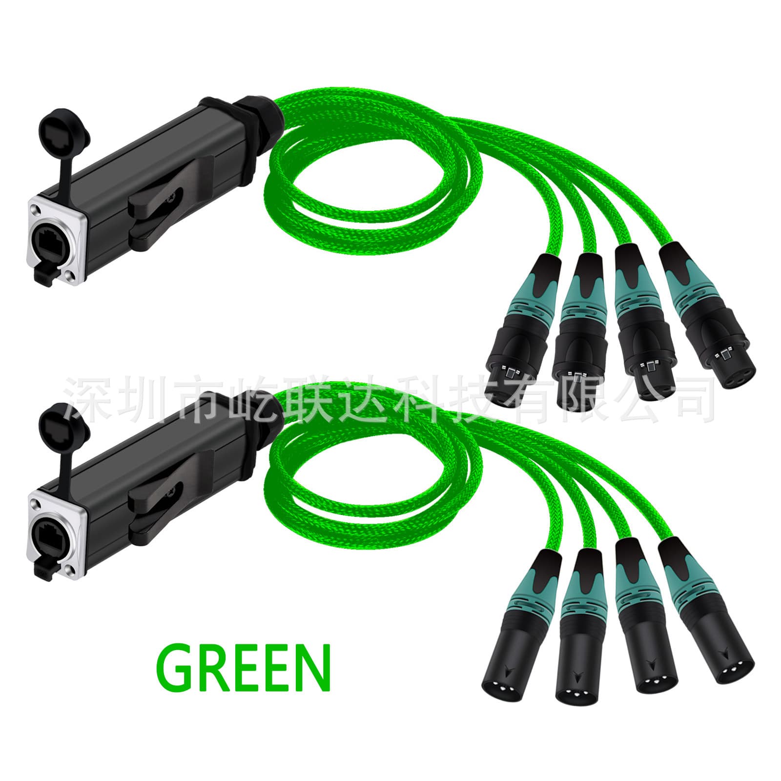Waterproof RJ45 shielded network signal cable Ethernet power cable microphone microphone cable audio cable 1