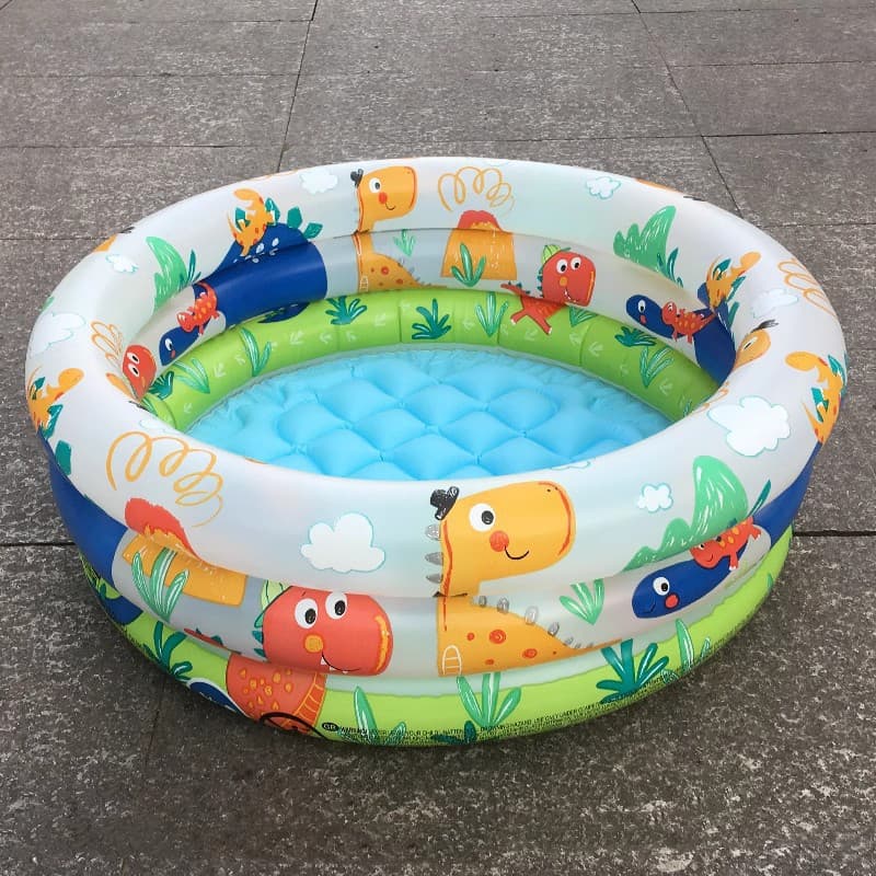 Inflatable round swimming and fishing pool for children and babies home large paddling pool indoor baby child ocean ball pool 1