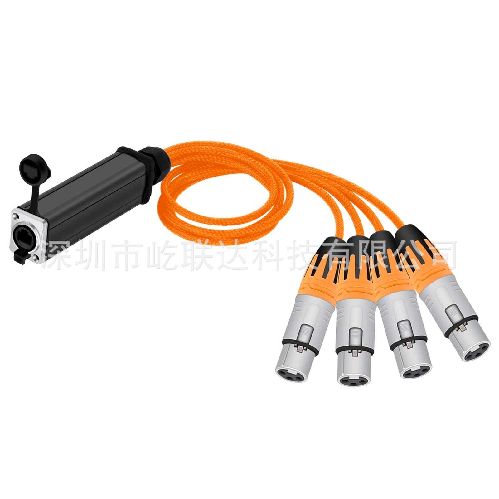 Waterproof RJ45 shielded network signal cable Ethernet power cable microphone microphone cable audio cable 3