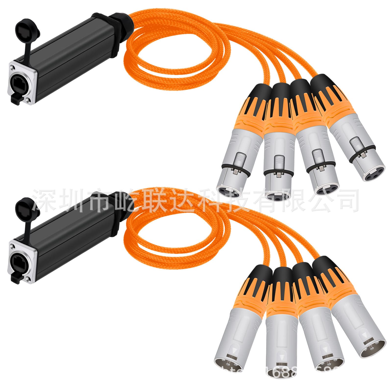 Waterproof RJ45 shielded network signal cable Ethernet power cable microphone microphone cable audio cable 1