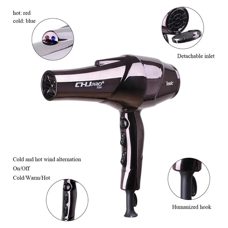 Cross-border infrared high-power hair dryer household negative ion hair dryer hair salon professional hair dryer wholesale 4