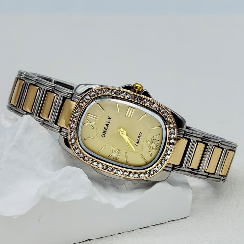 Cross-border foreign trade new style fashionable Roman women's watch luxury high-end rhinestone watch quartz watch for women 8