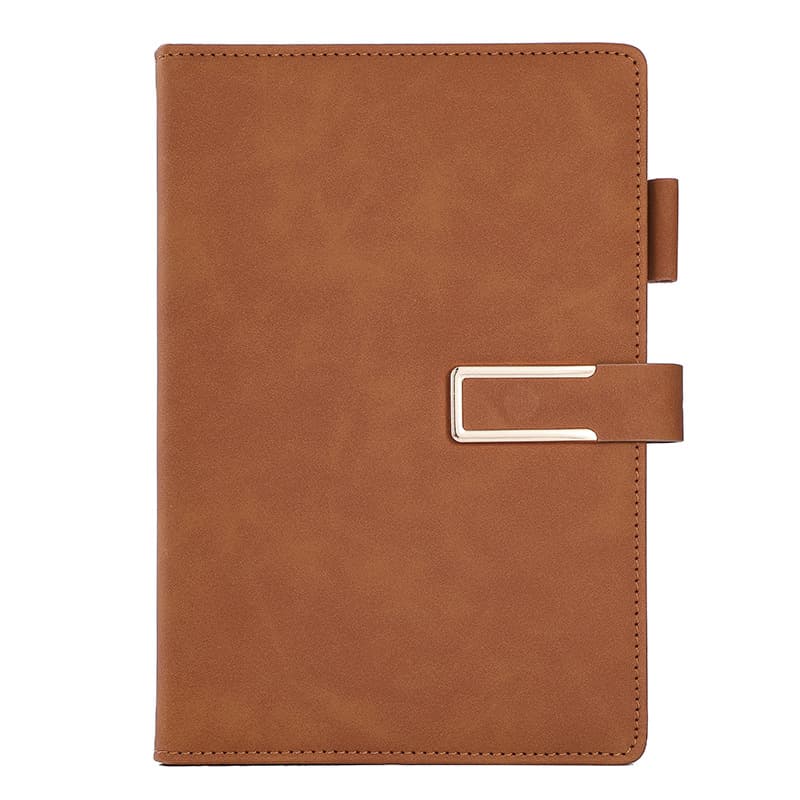 Manufacturer wholesale a5 business gift set student souvenirs printable logo PU leather notebook customization 6