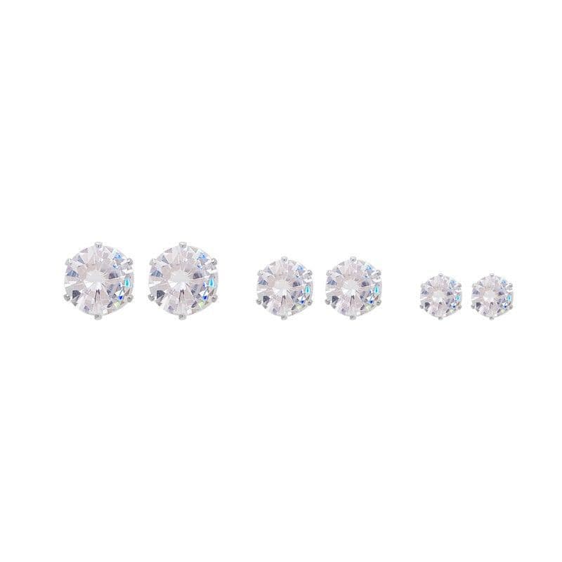 [Daily Sales 999+] Explosive Strong Magnetic Men's Flash Diamond Zircon Magnetic Cochlear Nails Ear Clip Ear Nail Women's Ear Bone Clip Personalized 6