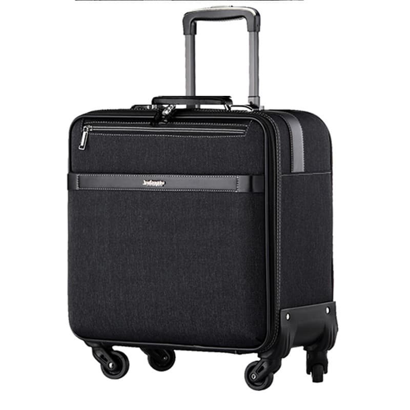 Business 16-inch combo suit travel boarding bag PU leather trolley case universal wheel high-end suitcase 18 wholesale 8