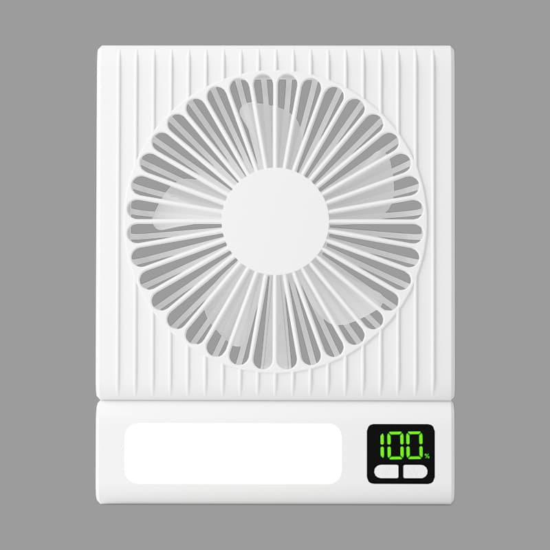 Cross-border smart desktop fan digital display usb charging table fan mini small portable office outdoor product 9