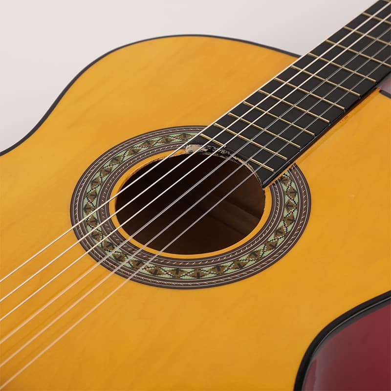 39-inch guitar beginner adult cross-border musical instrument guitar portable playable acoustic guitar ukulele 4