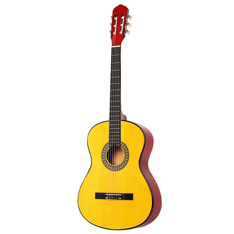 39-inch guitar beginner adult cross-border musical instrument guitar portable playable acoustic guitar ukulele 6