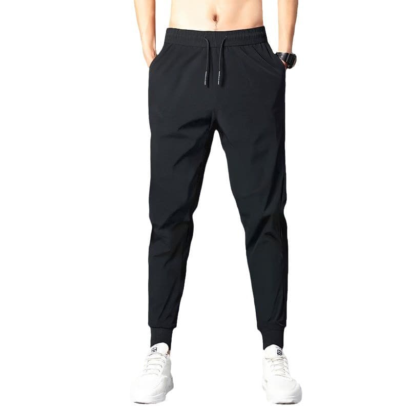 Long pants men's casual pants summer ice silk thin loose quick-drying harem leggings trendy sports pants for men 6