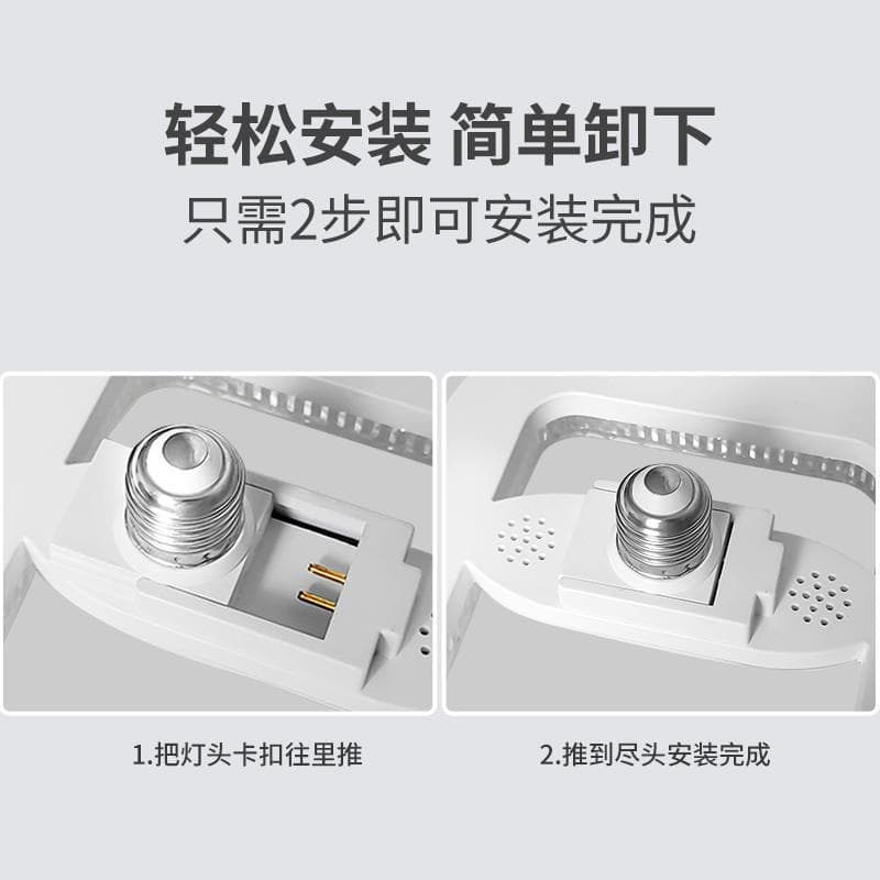 LED square E27 light bulb super bright screw ceiling lighting household high-power high-bright round crystal bulb 4