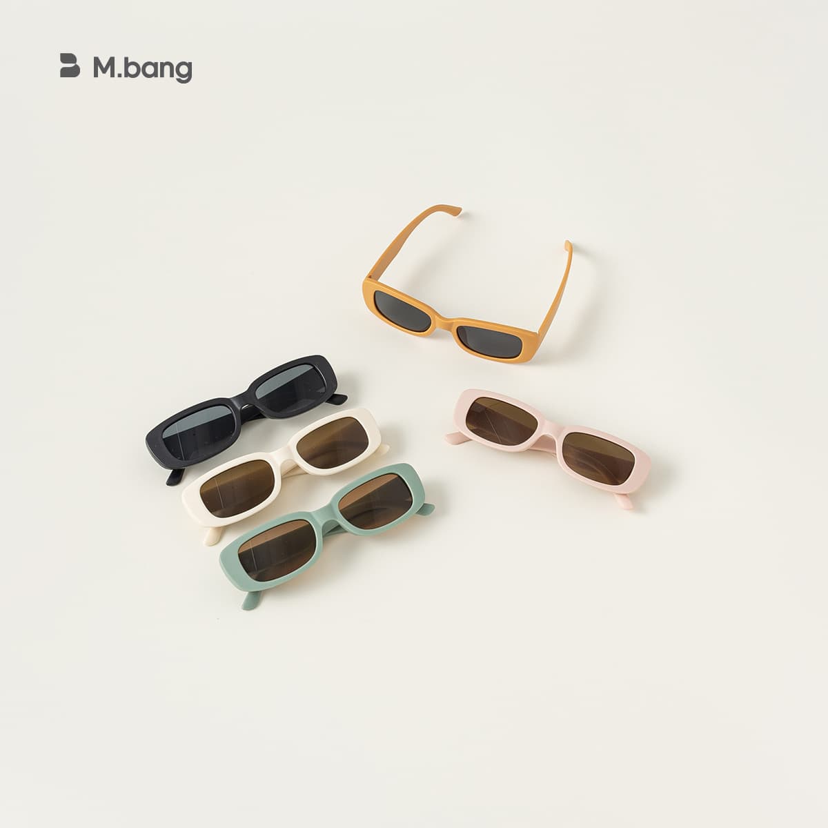 Bangxuan children's contrasting color glasses new style sunglasses trendy men and women European and American small square frame sunglasses PS24073 2