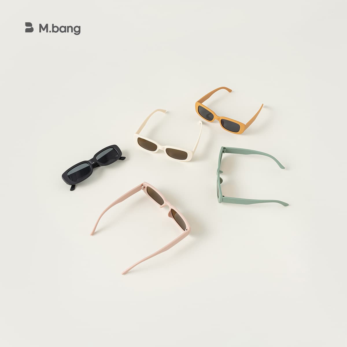 Bangxuan children's contrasting color glasses new style sunglasses trendy men and women European and American small square frame sunglasses PS24073 3