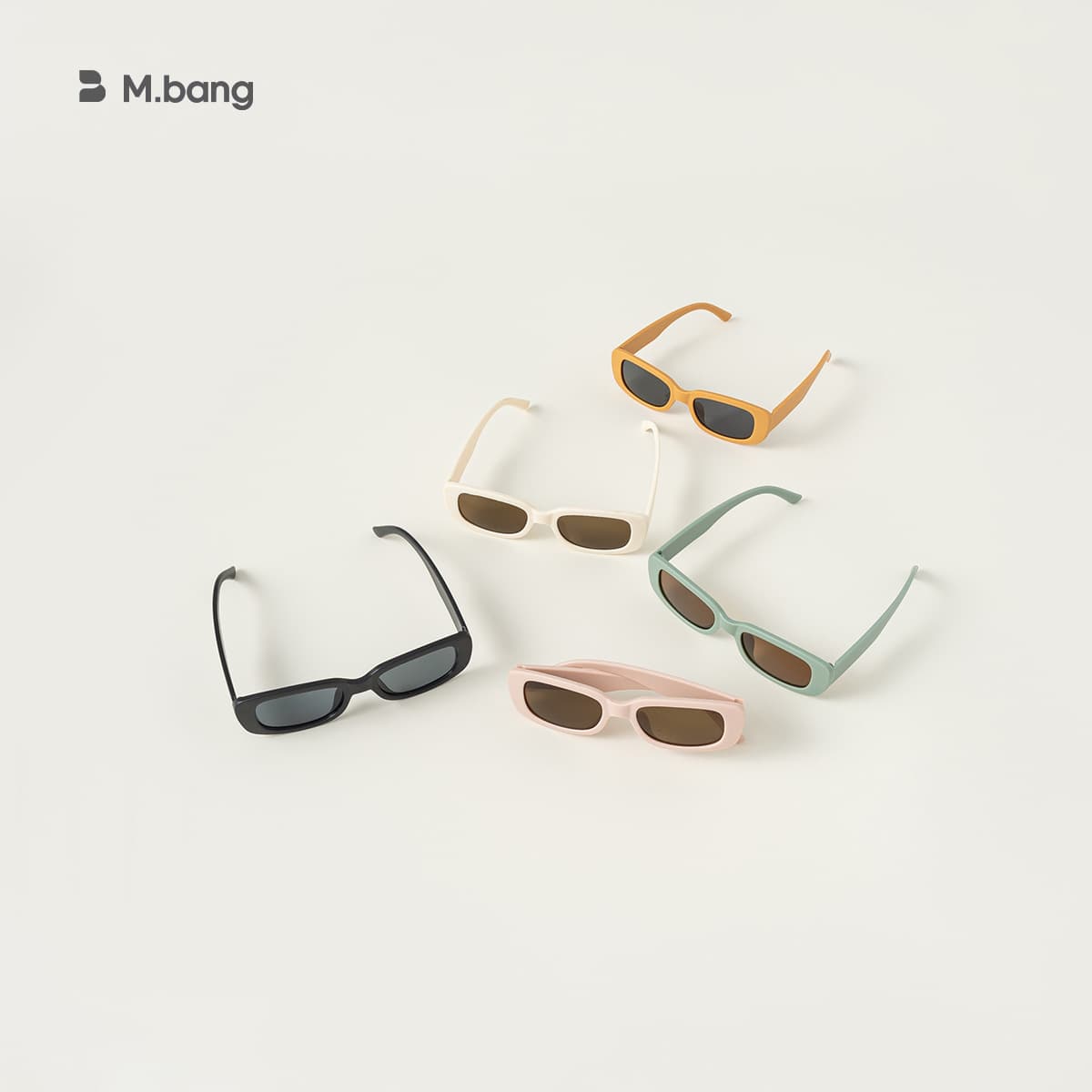Bangxuan children's contrasting color glasses new style sunglasses trendy men and women European and American small square frame sunglasses PS24073 4