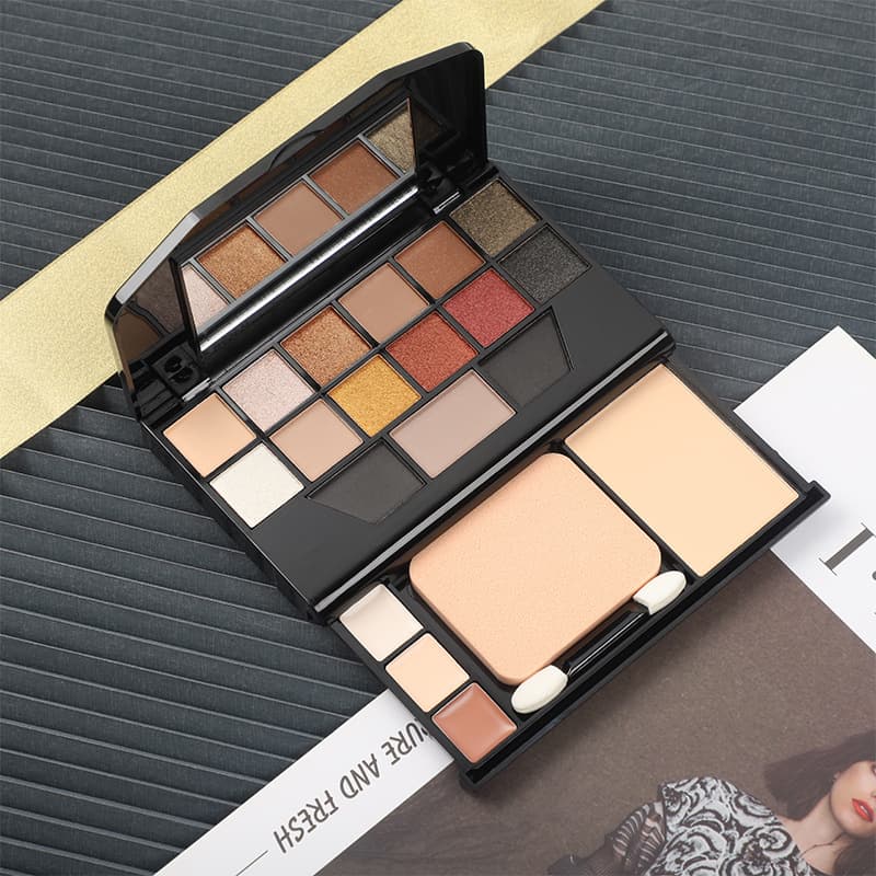 Dijiu high-gloss matte three-dimensional brightening eye shadow multi-color makeup palette multi-purpose 9918 long-lasting makeup glossy shimmer 5