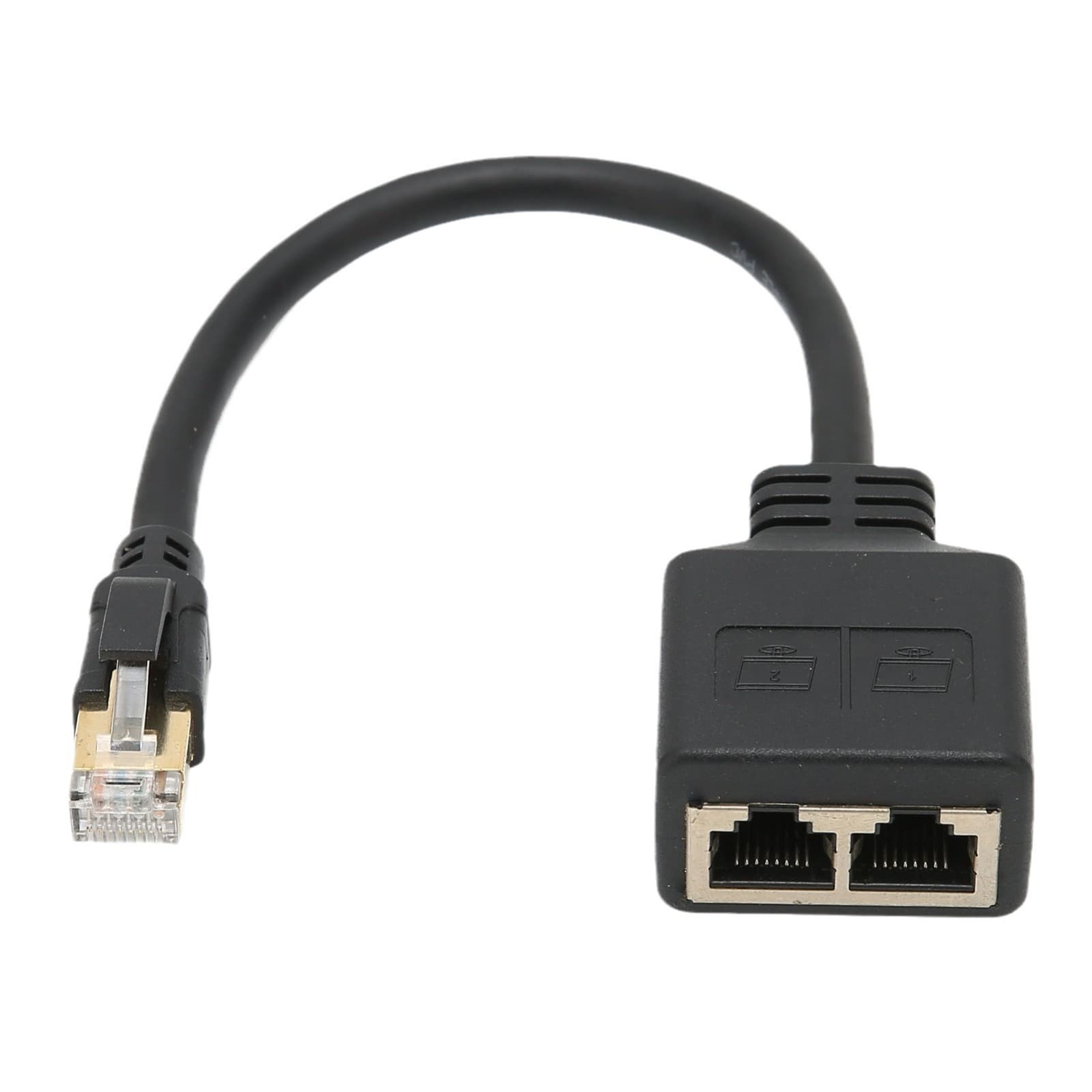RJ45 male to 2 female Category 7 network cable RJ45 one-to-two Ethernet LAN network adapter cable 6
