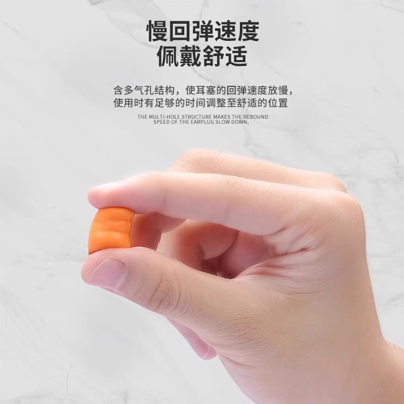 Earplugs 3M1100 soundproof earplugs 1110 wired anti-noise sleep work study foam noise reduction mute earplugs 3