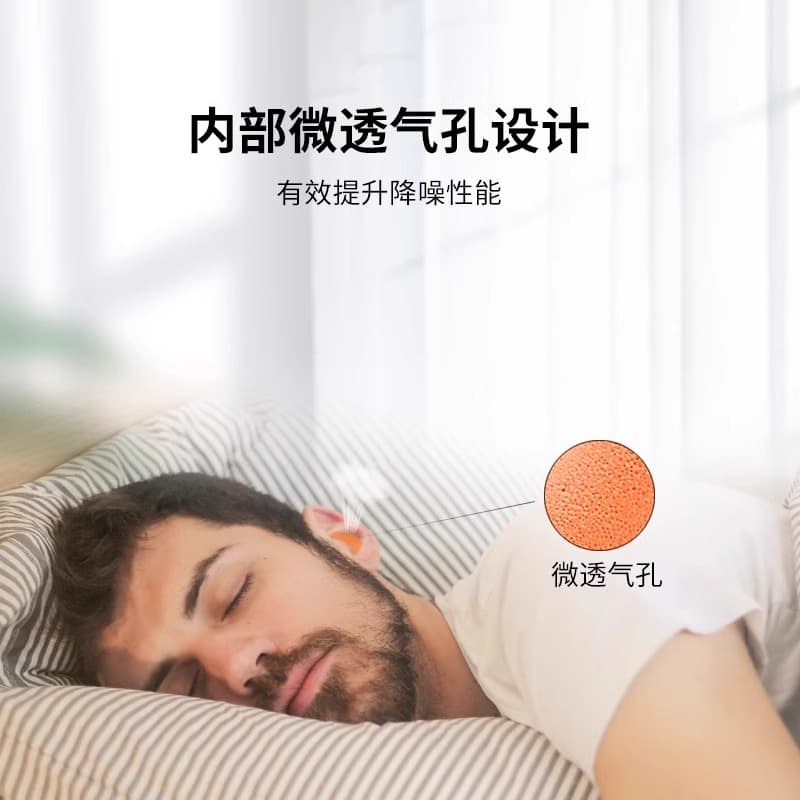 Earplugs 3M1100 soundproof earplugs 1110 wired anti-noise sleep work study foam noise reduction mute earplugs 4