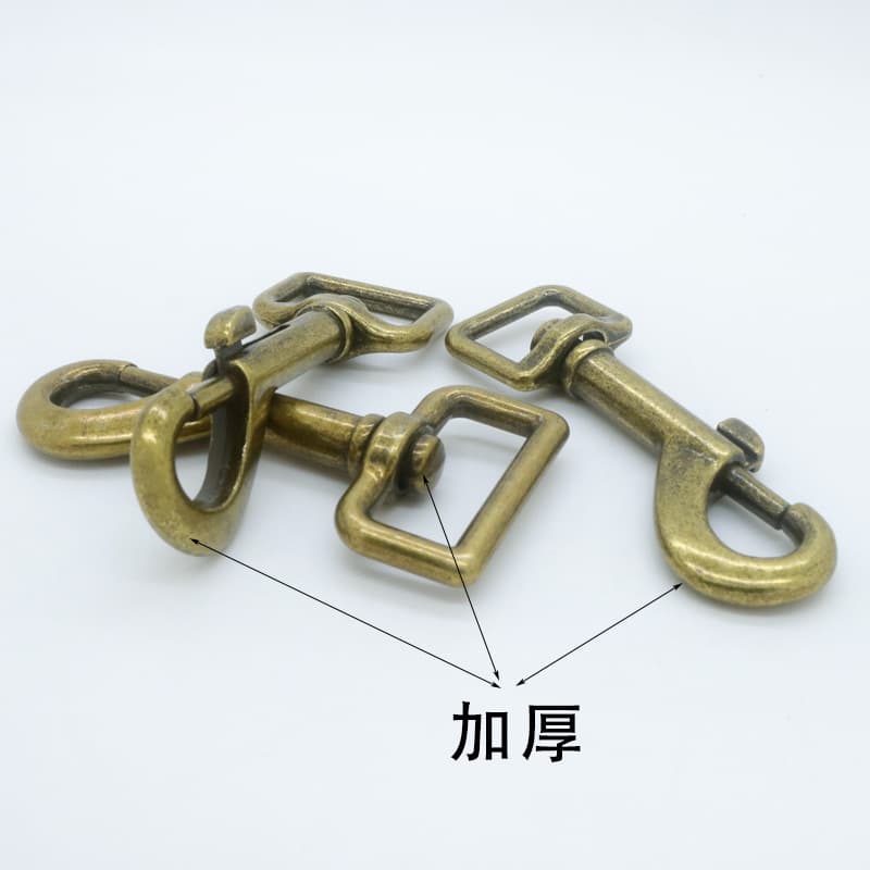 Manufacturer wholesale pet supplies leash dog buckle webbing hook zinc alloy shoulder strap hook buckle hardware accessories 5