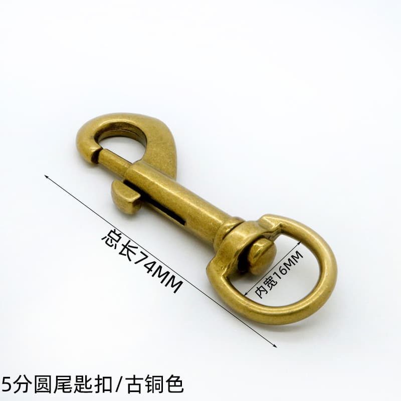 Manufacturer wholesale pet supplies leash dog buckle webbing hook zinc alloy shoulder strap hook buckle hardware accessories 8