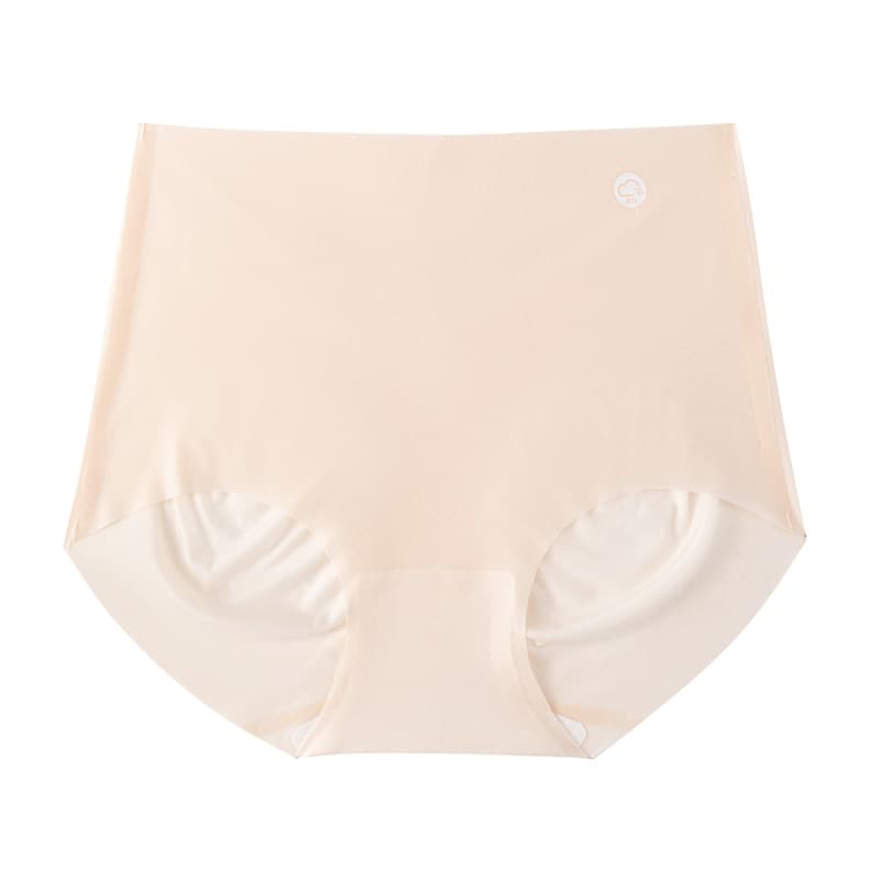 Seamless, hip-free underwear, high-waisted ice silk mask, peach butt yoga sports invisible ultra-thin women's underwear 9831 6