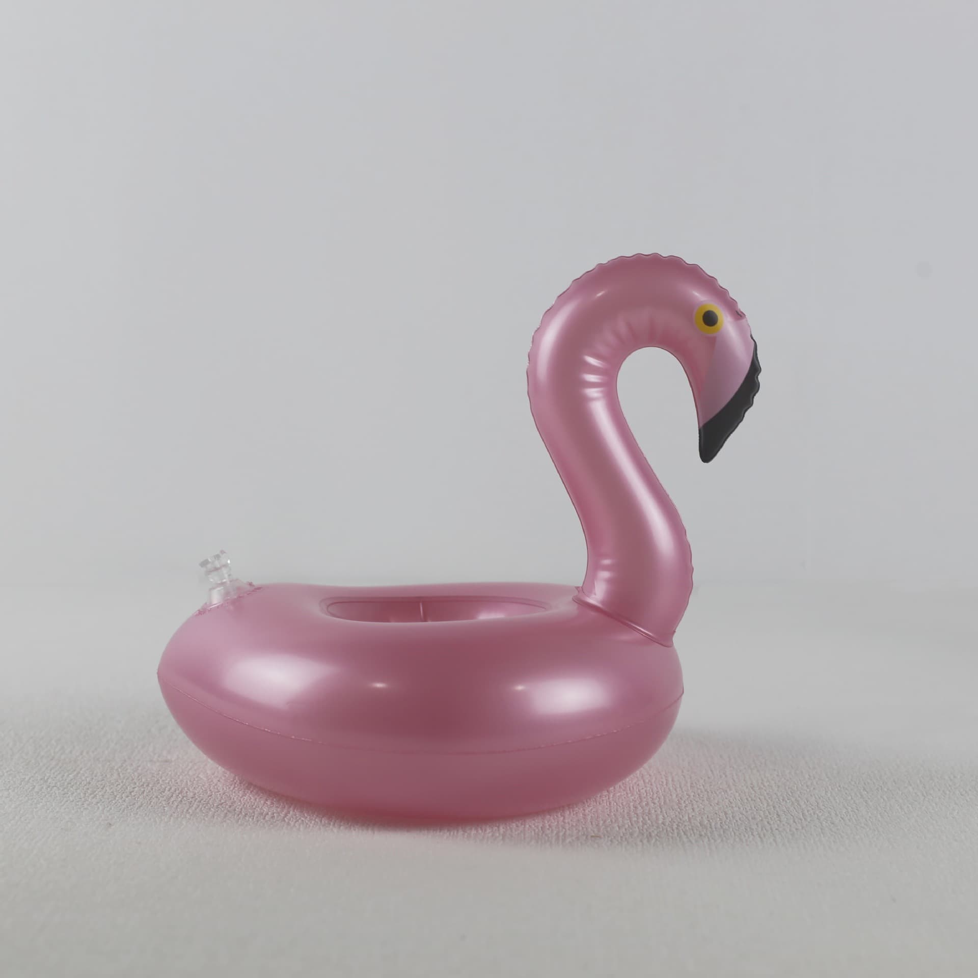 PVC inflatable flamingo cup holder bird coaster swimming pool swimming baby bath water supplies 7