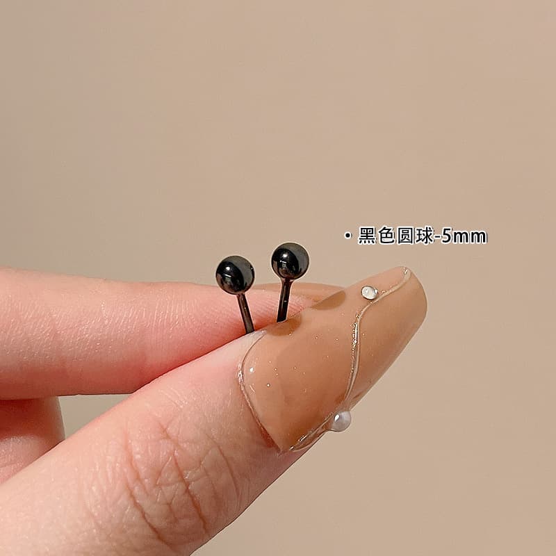 Medical bio-porcelain ear piercing earrings for women, ceramic ear sticks for sleeping without removing men’s ear bone nails, ear needles and earrings wholesale 8