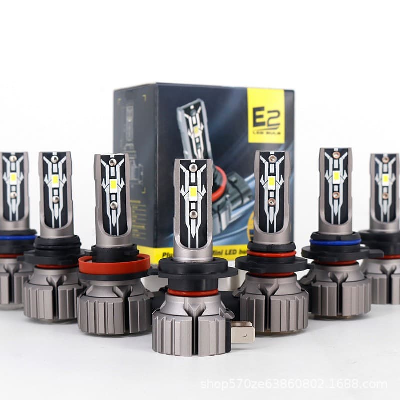 E2LED car headlight e2 plug-in led fog light headlight ultra-bright spotlight H11 bulb non-destructive installation car light 1