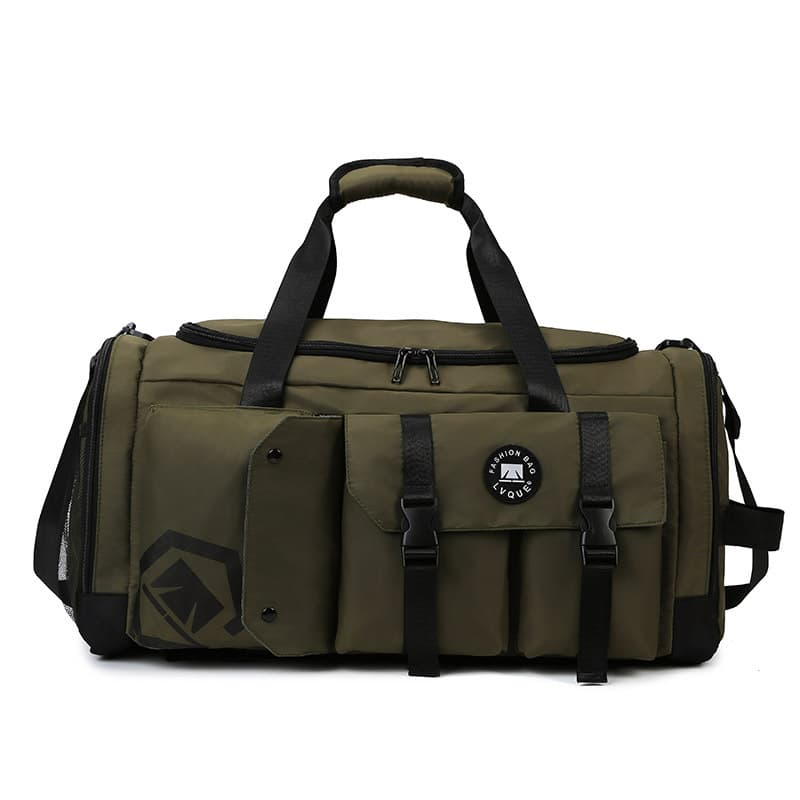 Fashionable large-capacity portable travel bag for men and women multifunctional sports fitness bag dry and wet separate luggage backpack 10