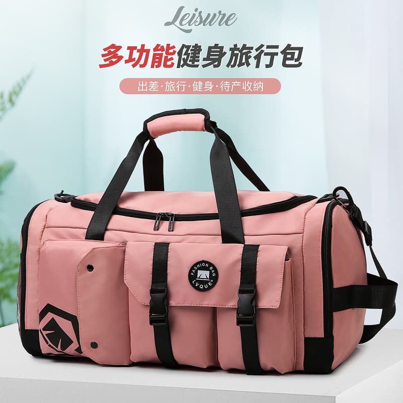 Fashionable large-capacity portable travel bag for men and women multifunctional sports fitness bag dry and wet separate luggage backpack 1