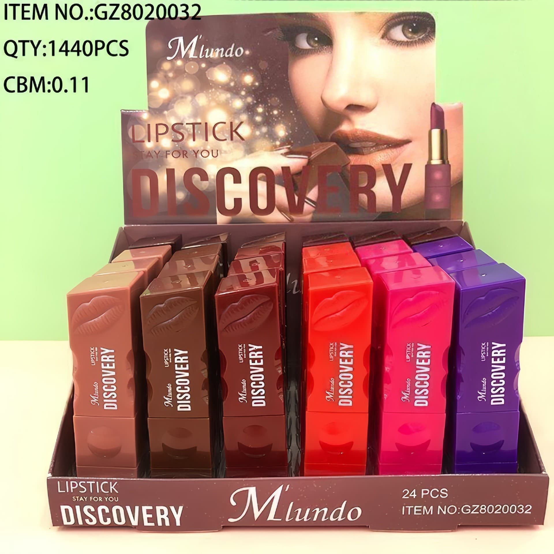 Mlundo velvet matte lipstick is long-lasting, waterproof, moisturizing, not easy to fade, non-stick cup lipstick cosmetics 5