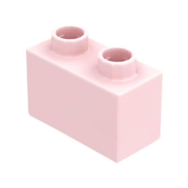 Wange builds Chinese building block puzzle large particles 2-6 years old children's toy educational assembly high 2-hole block 6