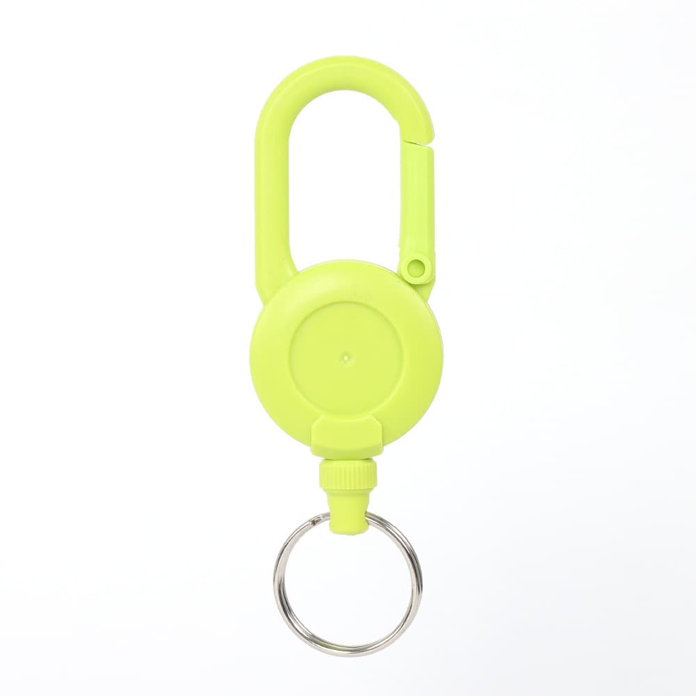 Backpack tactical U-shaped easy-pull keychain retractable simple black outdoor portable steel wire four-color spring buckle 9
