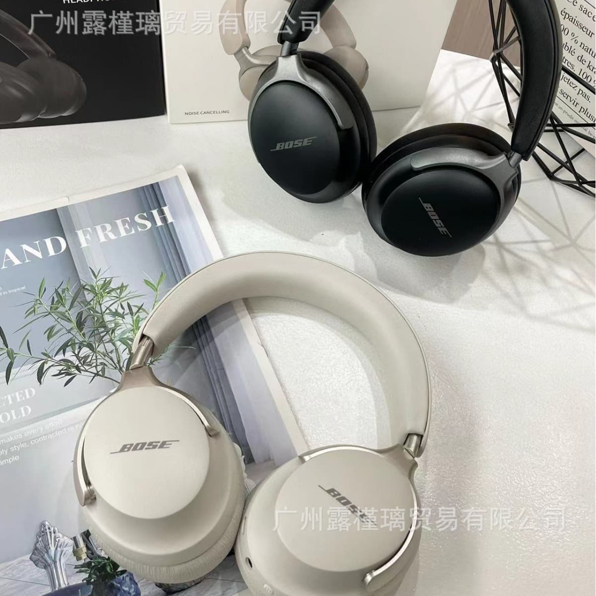 Factory QC65 ANC Noise Canceling Headphones QC Ultra Wireless Bluetooth Headphones Earmuffs with Leather Bag 4