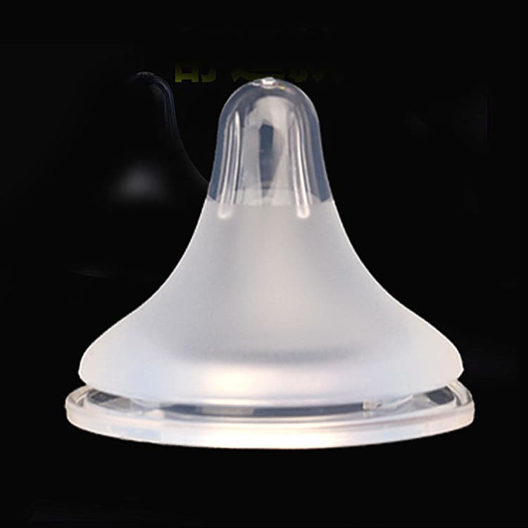 Suitable for wide-mouth baby bottle nipples, silicone frosted double-layer thickening, suitable for wide-mouth baby bottles, mother and baby wholesale 3