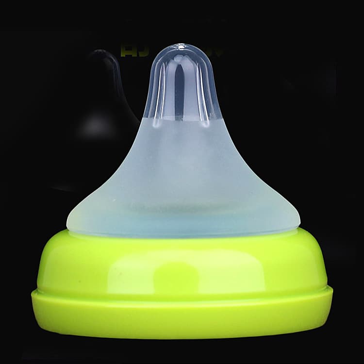 Suitable for wide-mouth baby bottle nipples, silicone frosted double-layer thickening, suitable for wide-mouth baby bottles, mother and baby wholesale 4