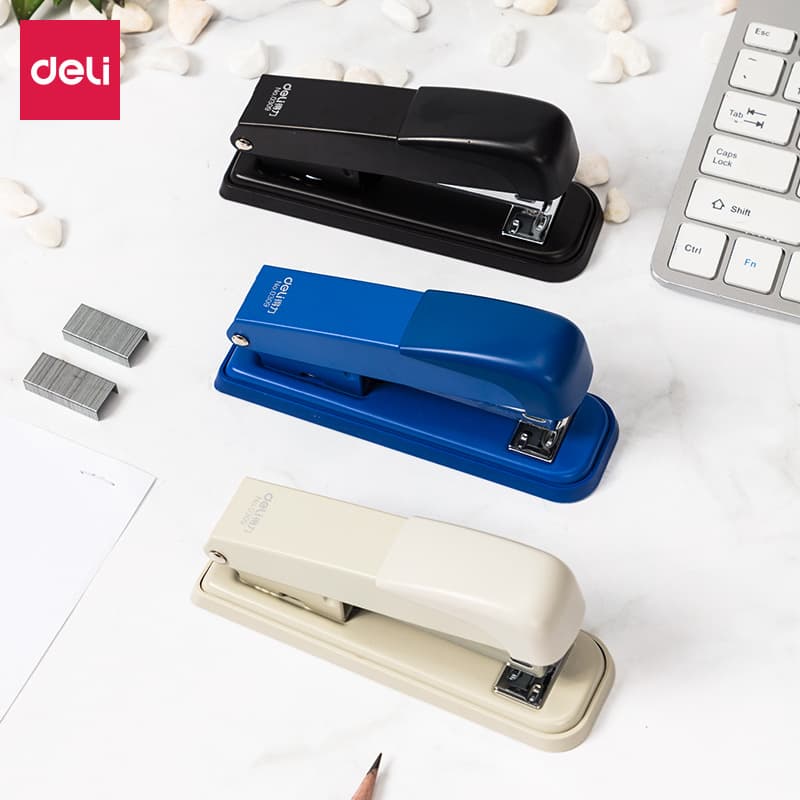 Deli No. 12 stapler thickened large stapler small stapler medium multifunctional stapler for students 2
