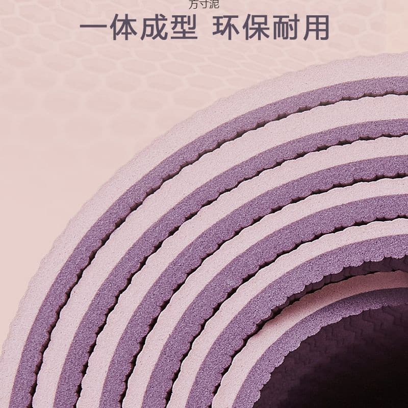 Yoga mat for beginners thickened and widened for home exercise adult soundproof jump rope mat Weixiayuan factory one piece wholesale 5