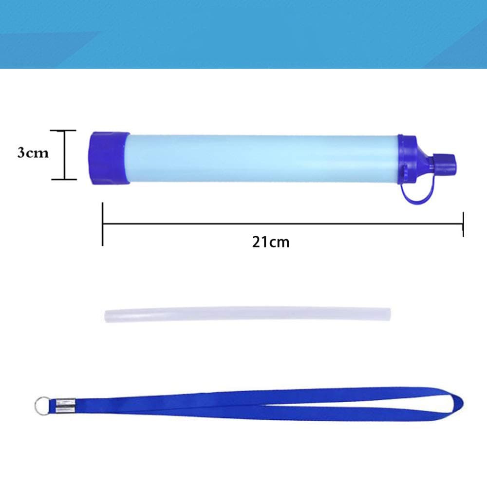 Outdoor water purifier, drinking water purification, outdoor survival, portable direct drinking straw filter, emergency survival outdoor tool 3
